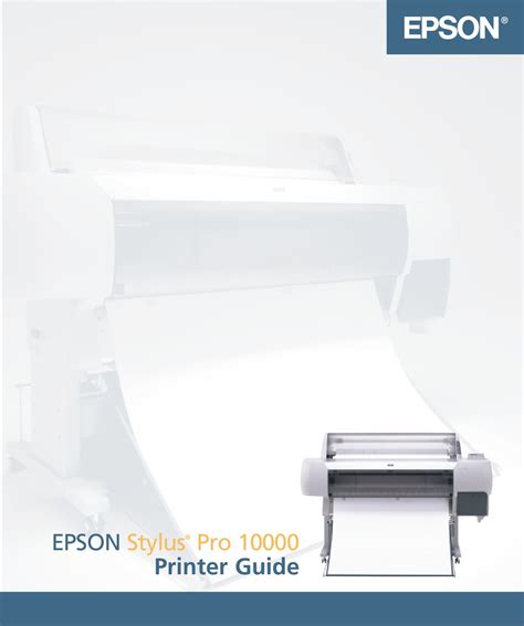 Epson 10000 Manual pdf